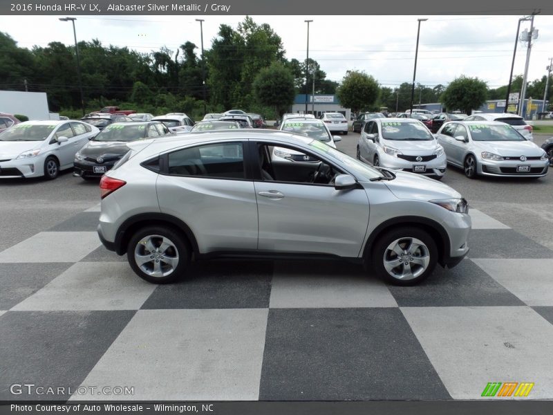 Alabaster Silver Metallic / Gray 2016 Honda HR-V LX