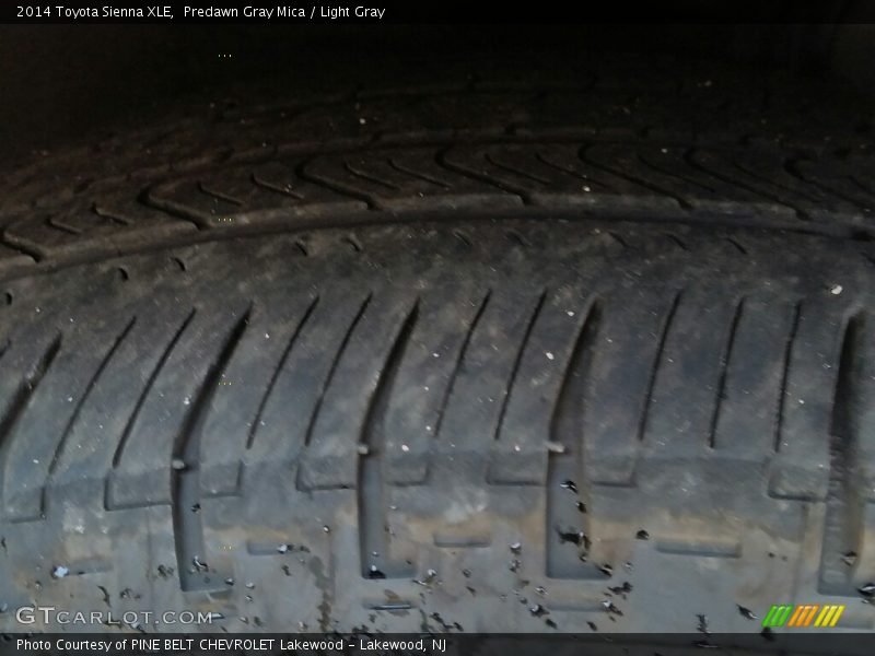 Predawn Gray Mica / Light Gray 2014 Toyota Sienna XLE