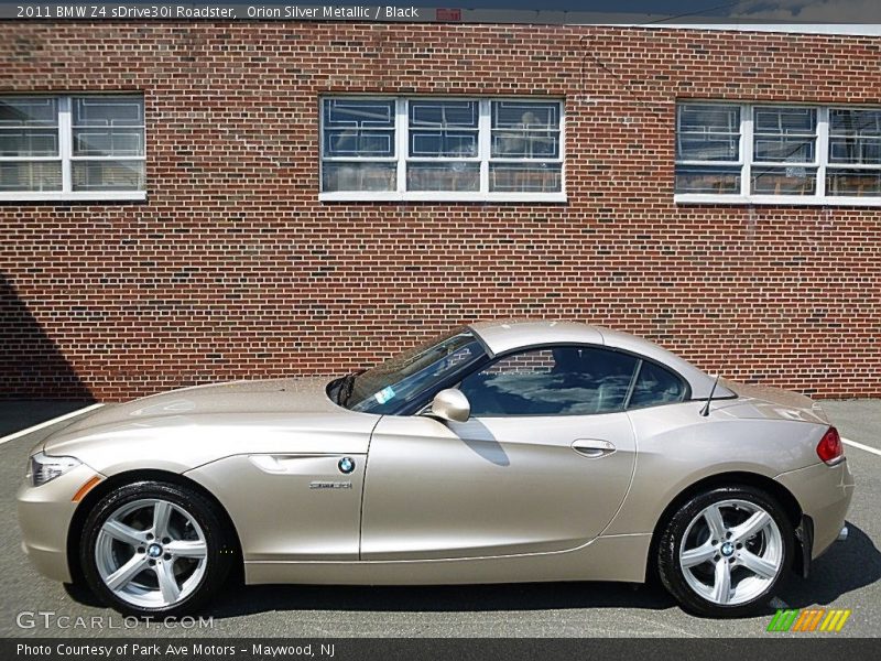 Orion Silver Metallic / Black 2011 BMW Z4 sDrive30i Roadster