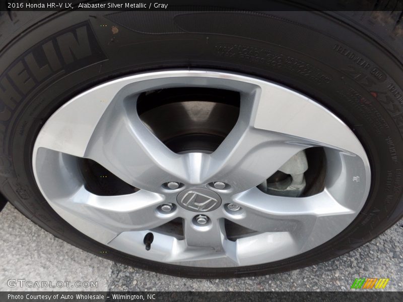 Alabaster Silver Metallic / Gray 2016 Honda HR-V LX