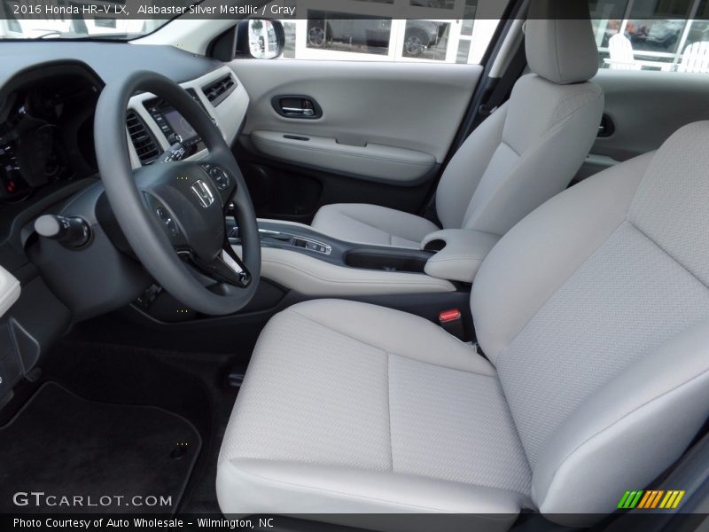 Alabaster Silver Metallic / Gray 2016 Honda HR-V LX