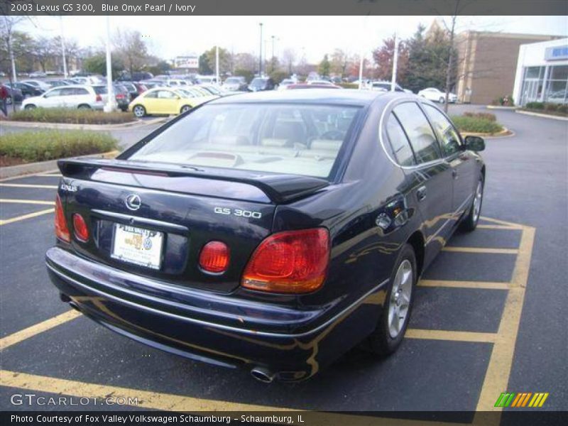 Blue Onyx Pearl / Ivory 2003 Lexus GS 300