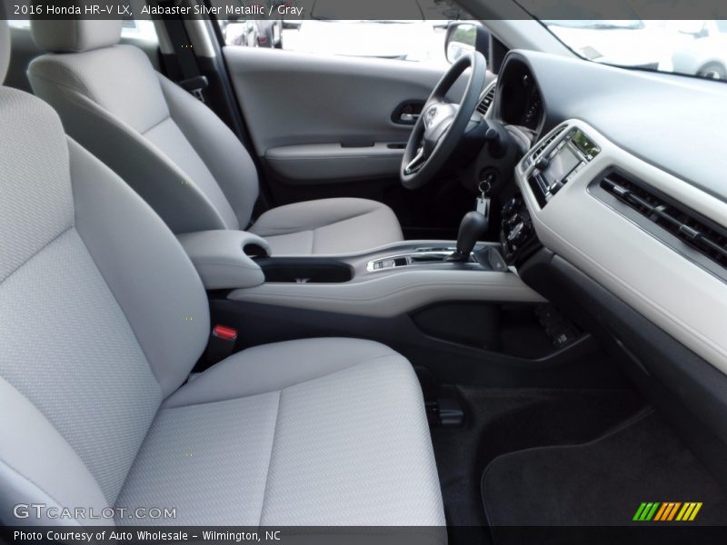 Alabaster Silver Metallic / Gray 2016 Honda HR-V LX