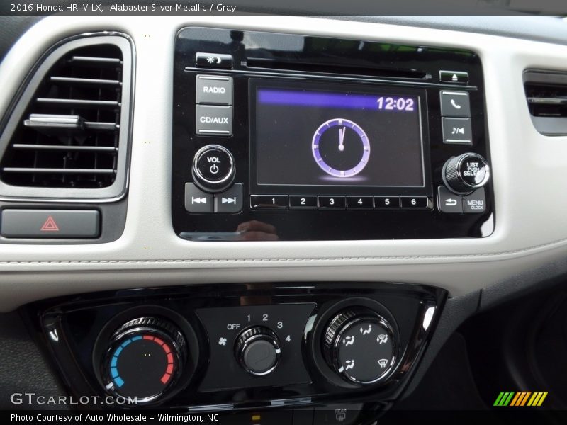 Alabaster Silver Metallic / Gray 2016 Honda HR-V LX