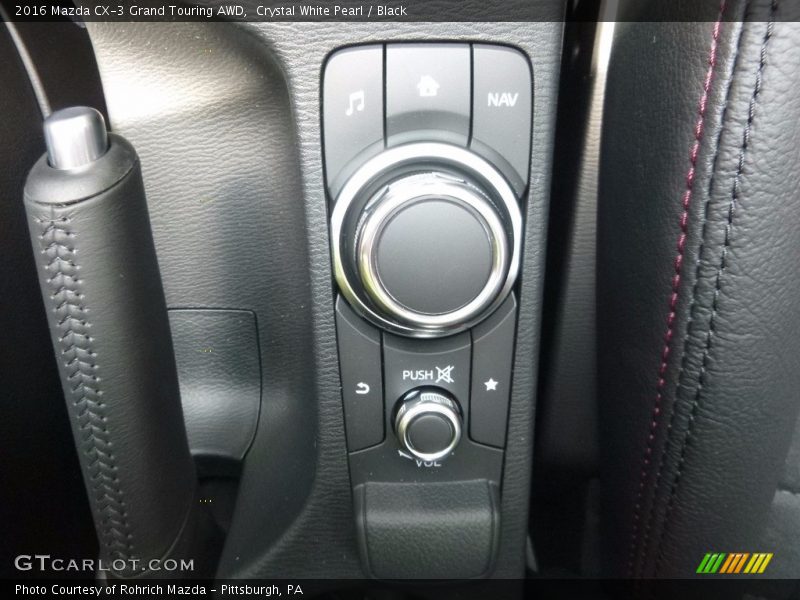 Crystal White Pearl / Black 2016 Mazda CX-3 Grand Touring AWD