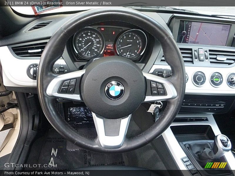 Orion Silver Metallic / Black 2011 BMW Z4 sDrive30i Roadster