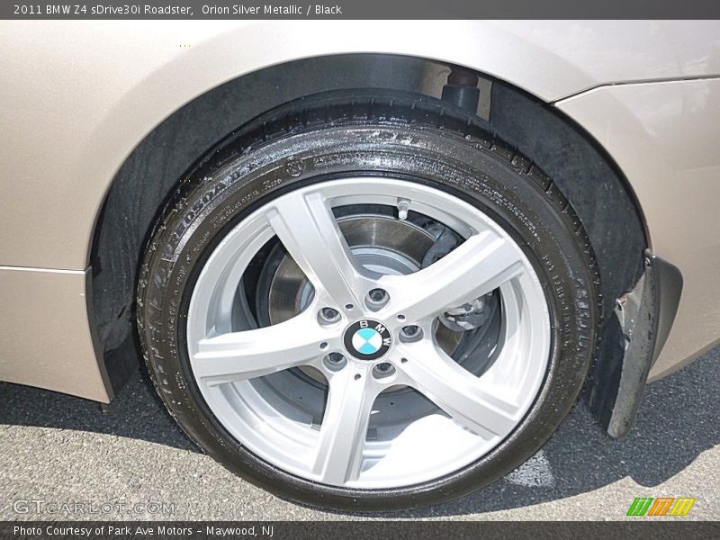 Orion Silver Metallic / Black 2011 BMW Z4 sDrive30i Roadster