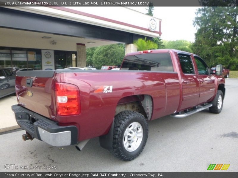 Deep Ruby Metallic / Ebony 2009 Chevrolet Silverado 2500HD LTZ Crew Cab 4x4