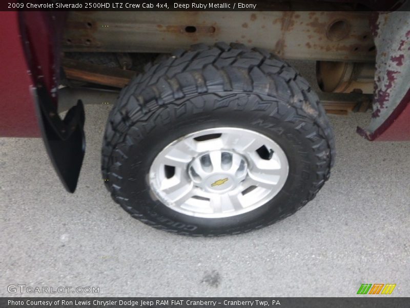 Deep Ruby Metallic / Ebony 2009 Chevrolet Silverado 2500HD LTZ Crew Cab 4x4