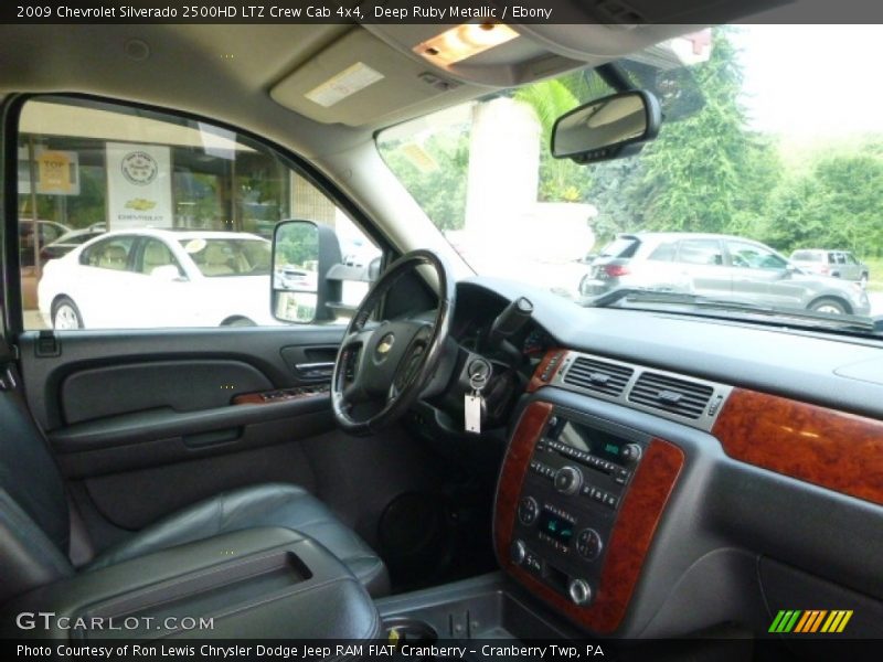 Deep Ruby Metallic / Ebony 2009 Chevrolet Silverado 2500HD LTZ Crew Cab 4x4