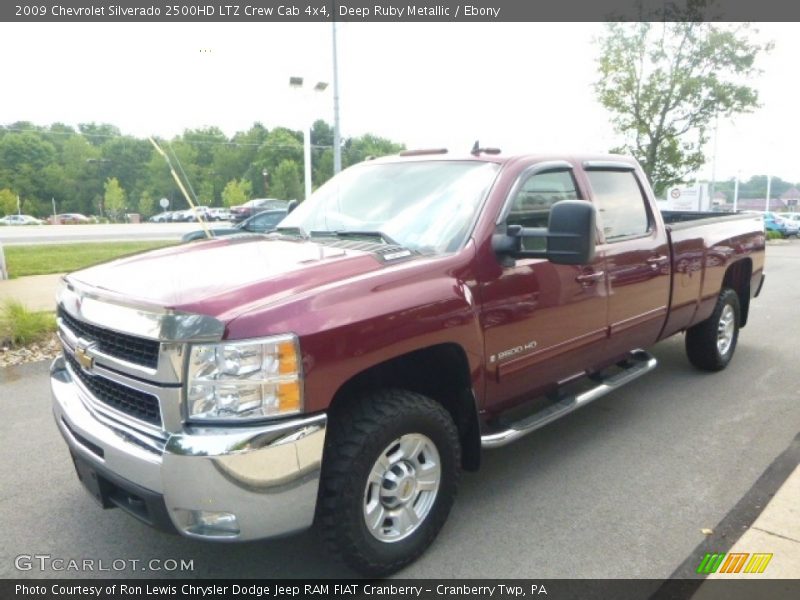 Deep Ruby Metallic / Ebony 2009 Chevrolet Silverado 2500HD LTZ Crew Cab 4x4
