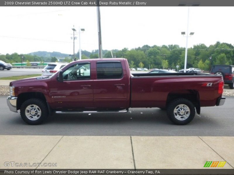 Deep Ruby Metallic / Ebony 2009 Chevrolet Silverado 2500HD LTZ Crew Cab 4x4