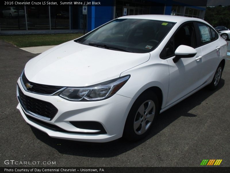 Summit White / Jet Black 2016 Chevrolet Cruze LS Sedan