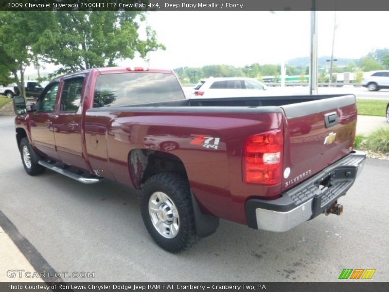 Deep Ruby Metallic / Ebony 2009 Chevrolet Silverado 2500HD LTZ Crew Cab 4x4