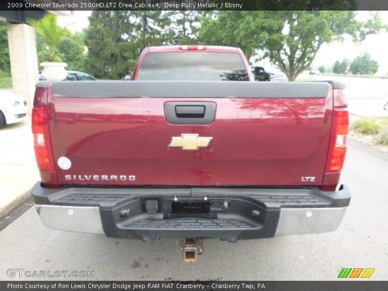 Deep Ruby Metallic / Ebony 2009 Chevrolet Silverado 2500HD LTZ Crew Cab 4x4