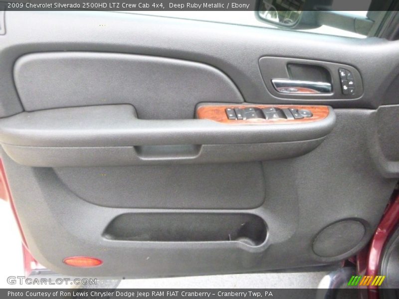Deep Ruby Metallic / Ebony 2009 Chevrolet Silverado 2500HD LTZ Crew Cab 4x4