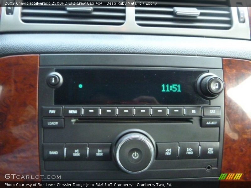 Deep Ruby Metallic / Ebony 2009 Chevrolet Silverado 2500HD LTZ Crew Cab 4x4