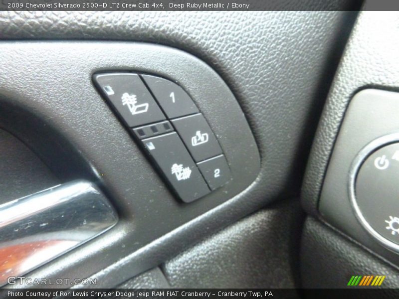 Deep Ruby Metallic / Ebony 2009 Chevrolet Silverado 2500HD LTZ Crew Cab 4x4