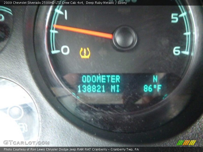 Deep Ruby Metallic / Ebony 2009 Chevrolet Silverado 2500HD LTZ Crew Cab 4x4