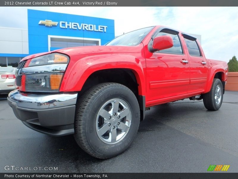 Victory Red / Ebony 2012 Chevrolet Colorado LT Crew Cab 4x4