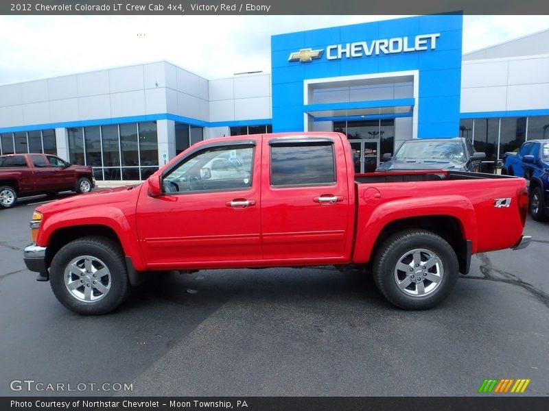 Victory Red / Ebony 2012 Chevrolet Colorado LT Crew Cab 4x4