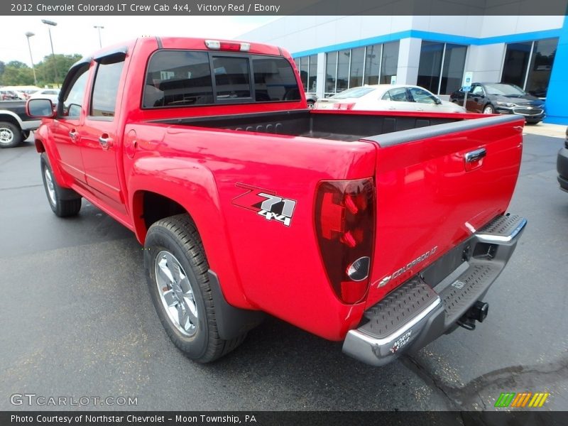 Victory Red / Ebony 2012 Chevrolet Colorado LT Crew Cab 4x4