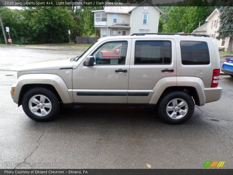 Light Sandstone Pearl / Dark Slate Gray 2010 Jeep Liberty Sport 4x4