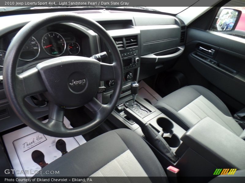 Light Sandstone Pearl / Dark Slate Gray 2010 Jeep Liberty Sport 4x4