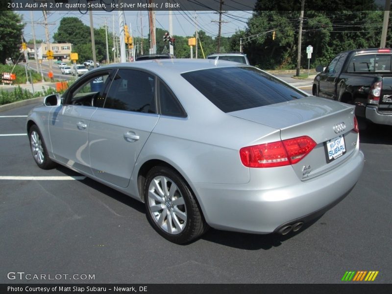 Ice Silver Metallic / Black 2011 Audi A4 2.0T quattro Sedan