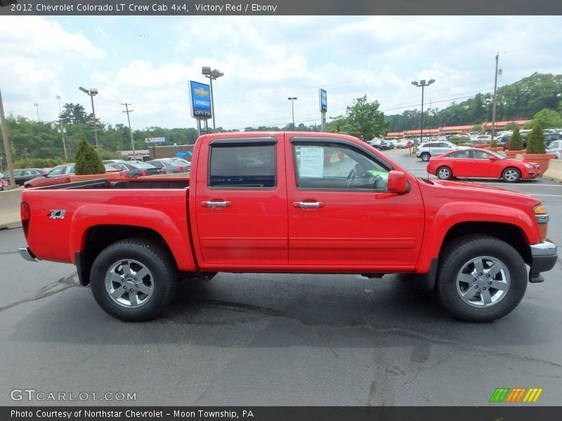 Victory Red / Ebony 2012 Chevrolet Colorado LT Crew Cab 4x4