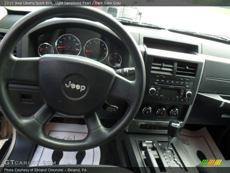 Light Sandstone Pearl / Dark Slate Gray 2010 Jeep Liberty Sport 4x4