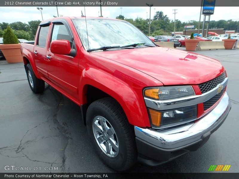 Victory Red / Ebony 2012 Chevrolet Colorado LT Crew Cab 4x4