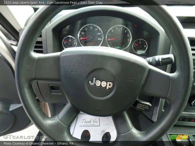 Light Sandstone Pearl / Dark Slate Gray 2010 Jeep Liberty Sport 4x4