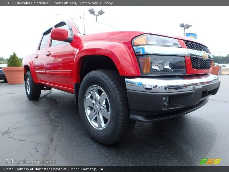 Victory Red / Ebony 2012 Chevrolet Colorado LT Crew Cab 4x4