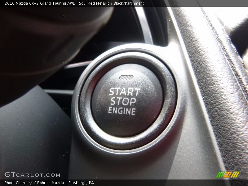 Soul Red Metallic / Black/Parchment 2016 Mazda CX-3 Grand Touring AWD