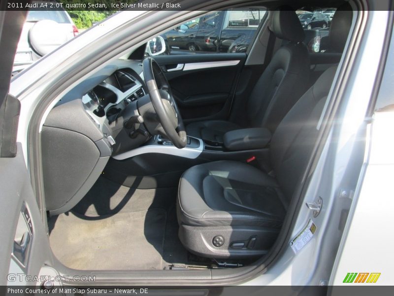 Ice Silver Metallic / Black 2011 Audi A4 2.0T quattro Sedan