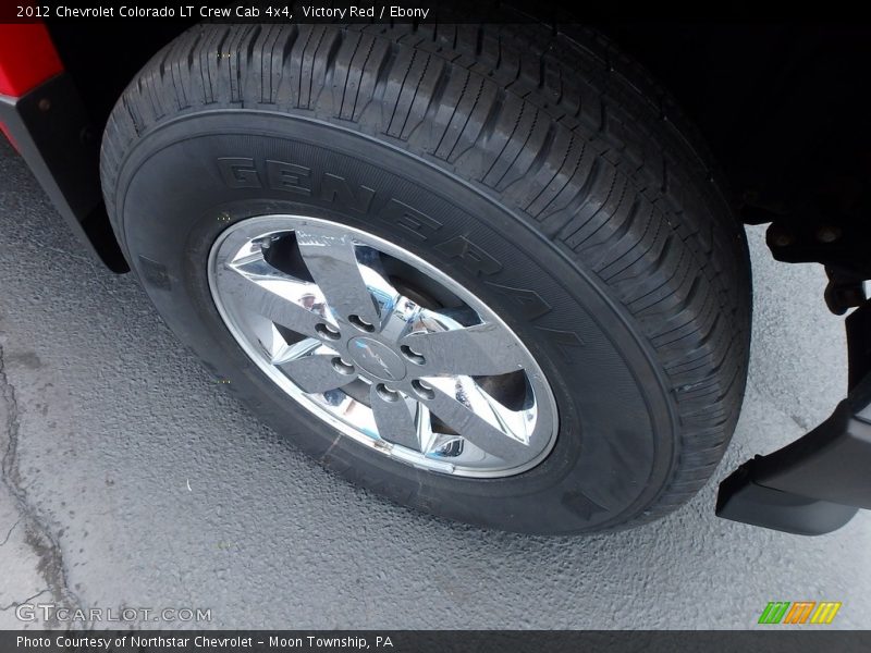 Victory Red / Ebony 2012 Chevrolet Colorado LT Crew Cab 4x4