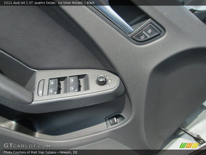 Ice Silver Metallic / Black 2011 Audi A4 2.0T quattro Sedan