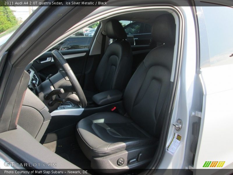 Ice Silver Metallic / Black 2011 Audi A4 2.0T quattro Sedan