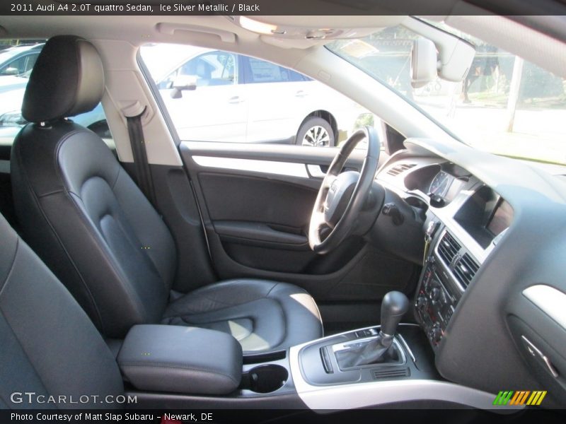 Ice Silver Metallic / Black 2011 Audi A4 2.0T quattro Sedan