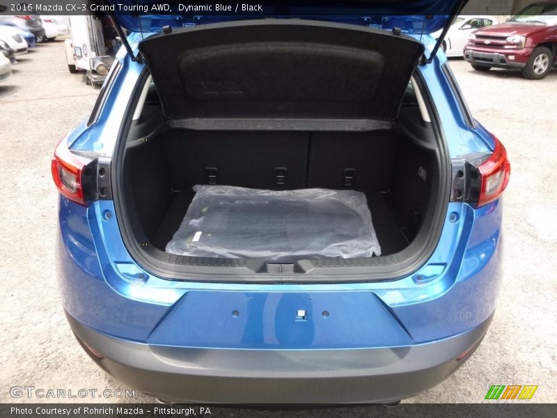 Dynamic Blue / Black 2016 Mazda CX-3 Grand Touring AWD