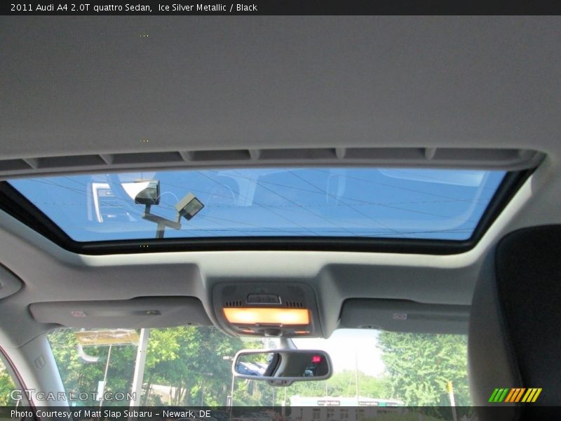 Ice Silver Metallic / Black 2011 Audi A4 2.0T quattro Sedan