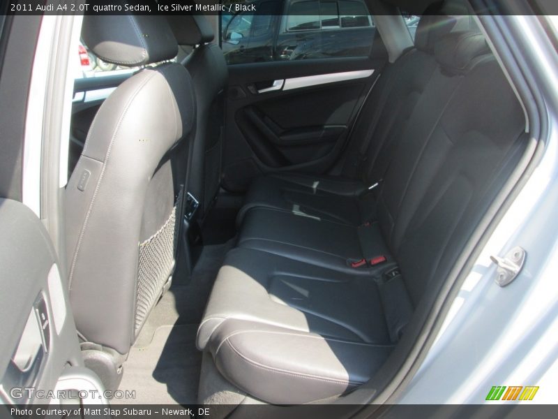 Ice Silver Metallic / Black 2011 Audi A4 2.0T quattro Sedan