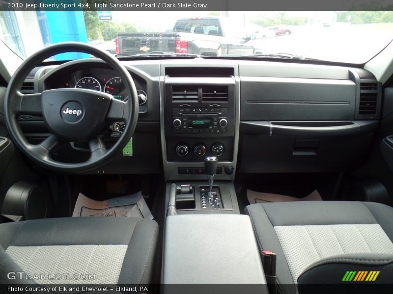Light Sandstone Pearl / Dark Slate Gray 2010 Jeep Liberty Sport 4x4