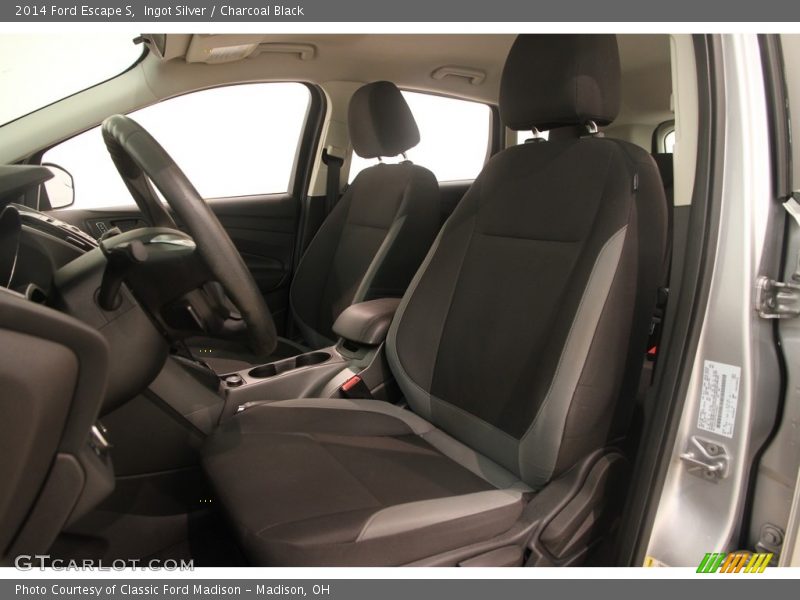 Ingot Silver / Charcoal Black 2014 Ford Escape S