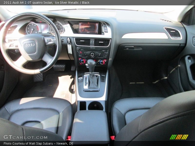 Ice Silver Metallic / Black 2011 Audi A4 2.0T quattro Sedan