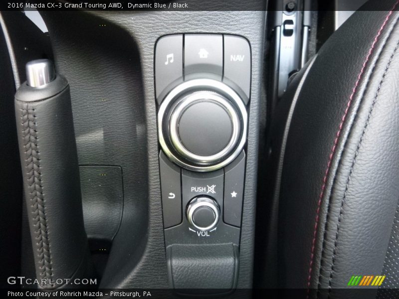 Dynamic Blue / Black 2016 Mazda CX-3 Grand Touring AWD