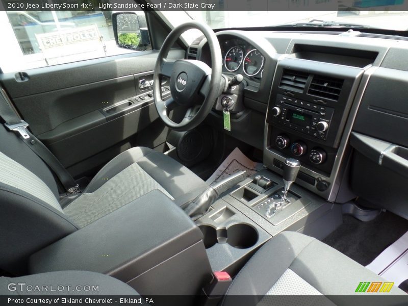 Light Sandstone Pearl / Dark Slate Gray 2010 Jeep Liberty Sport 4x4