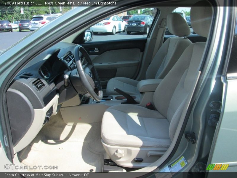 Moss Green Metallic / Medium Light Stone 2009 Ford Fusion SEL