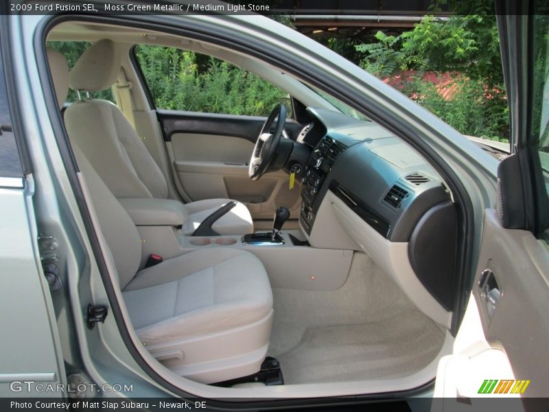 Moss Green Metallic / Medium Light Stone 2009 Ford Fusion SEL